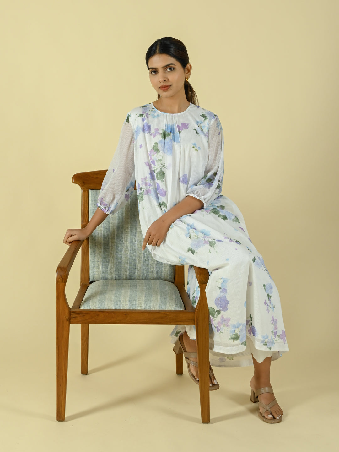 Bougainvillea tunic set