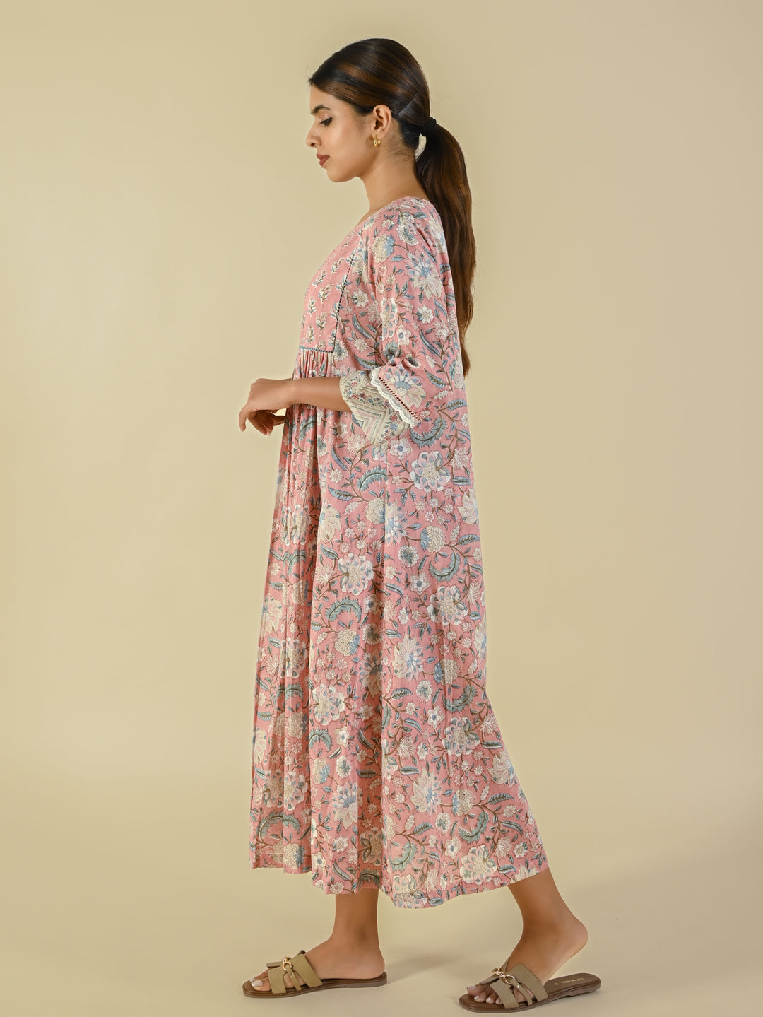 Hand block printed cotton tunic