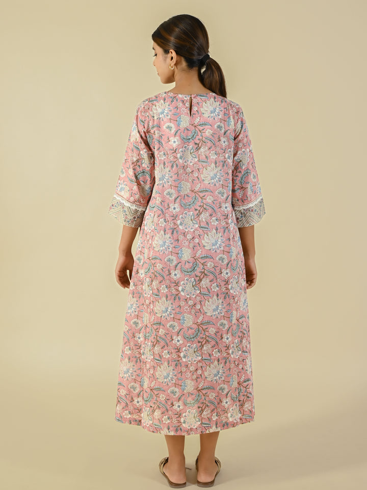 Hand block printed cotton tunic