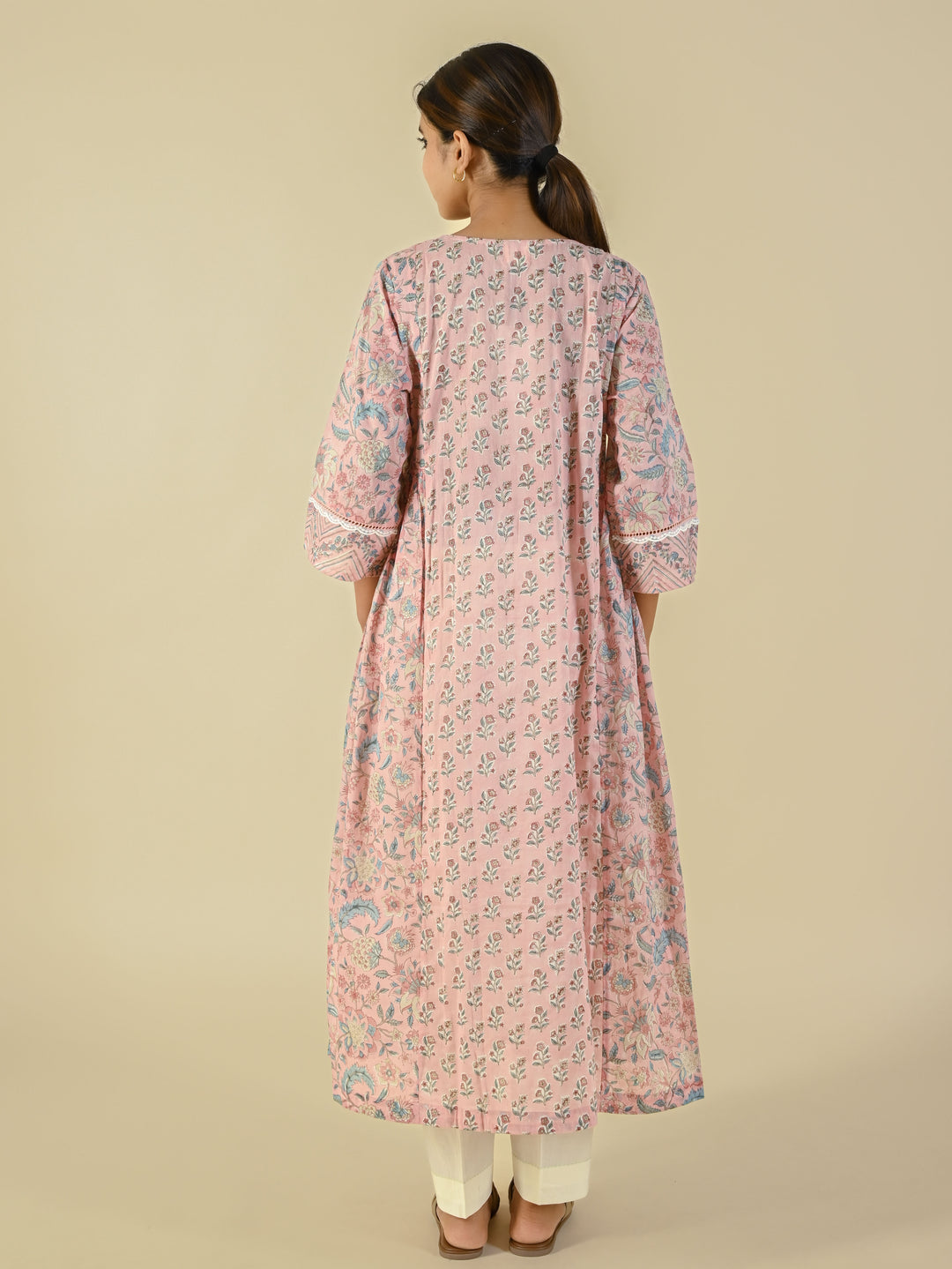 Hand block printed cotton tunic