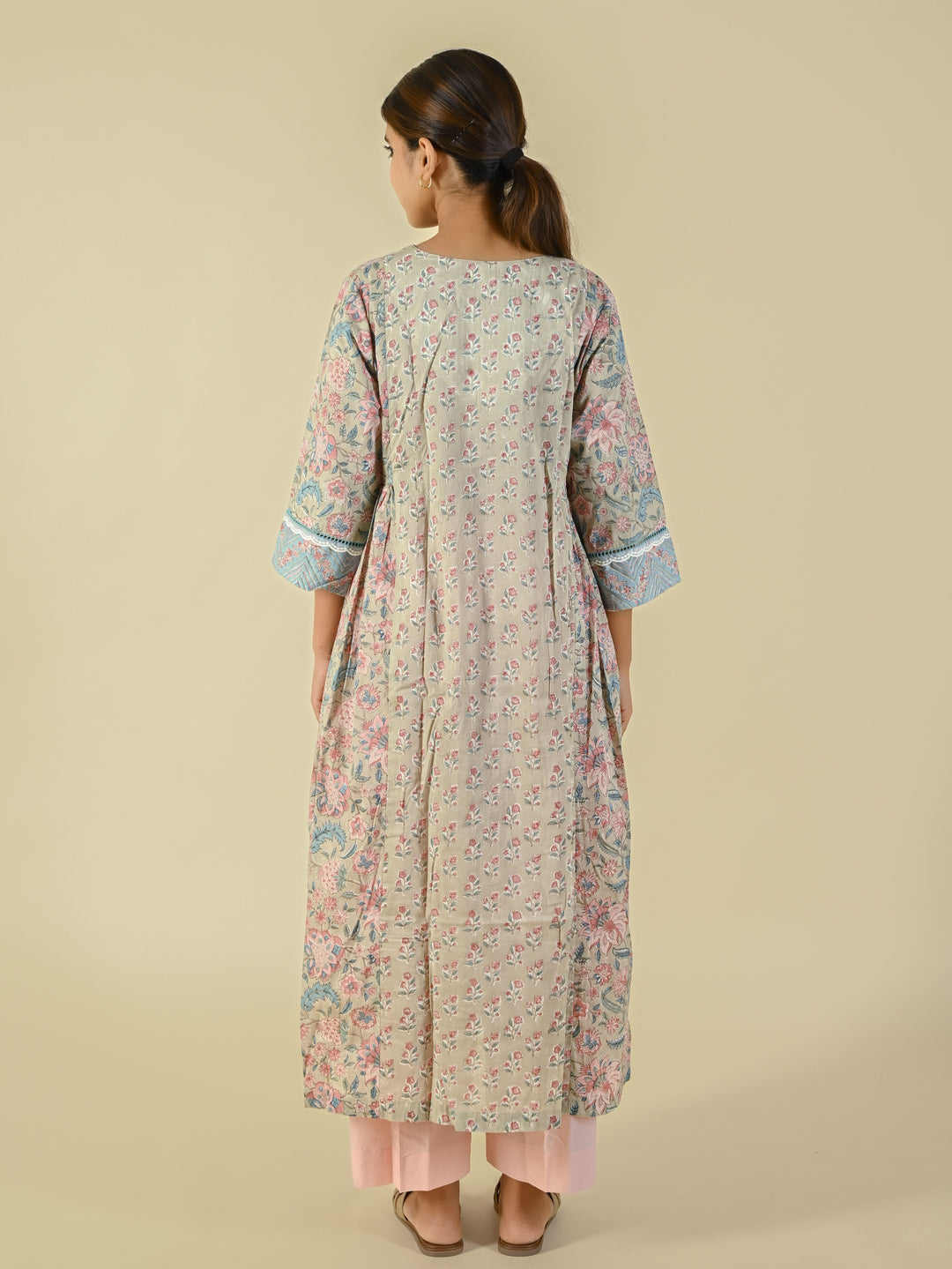 Hand block printed cotton tunic
