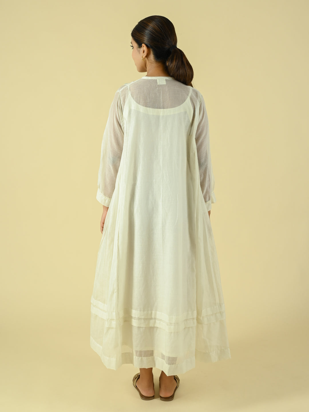 Ivory moss dress