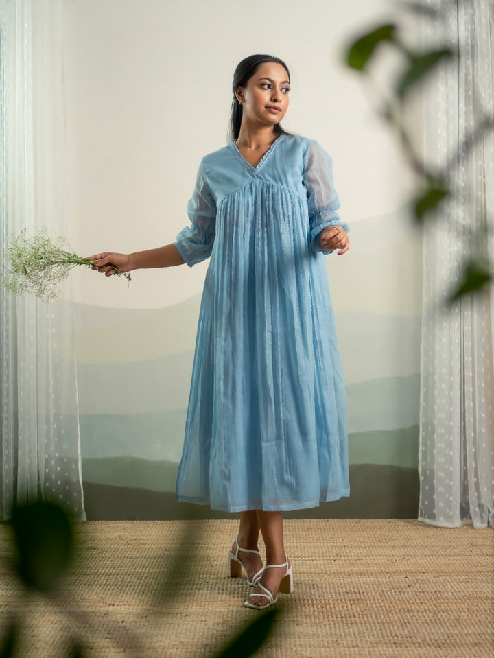 Baby Blue Dress – Silpaa.in