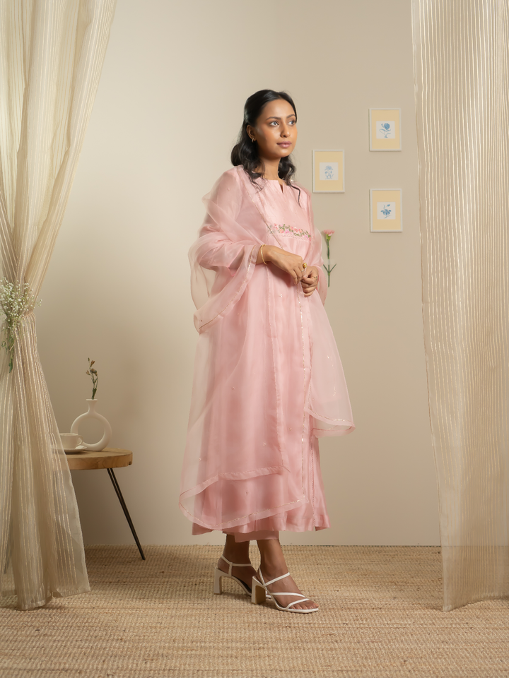 Tea Rose Kurta Set