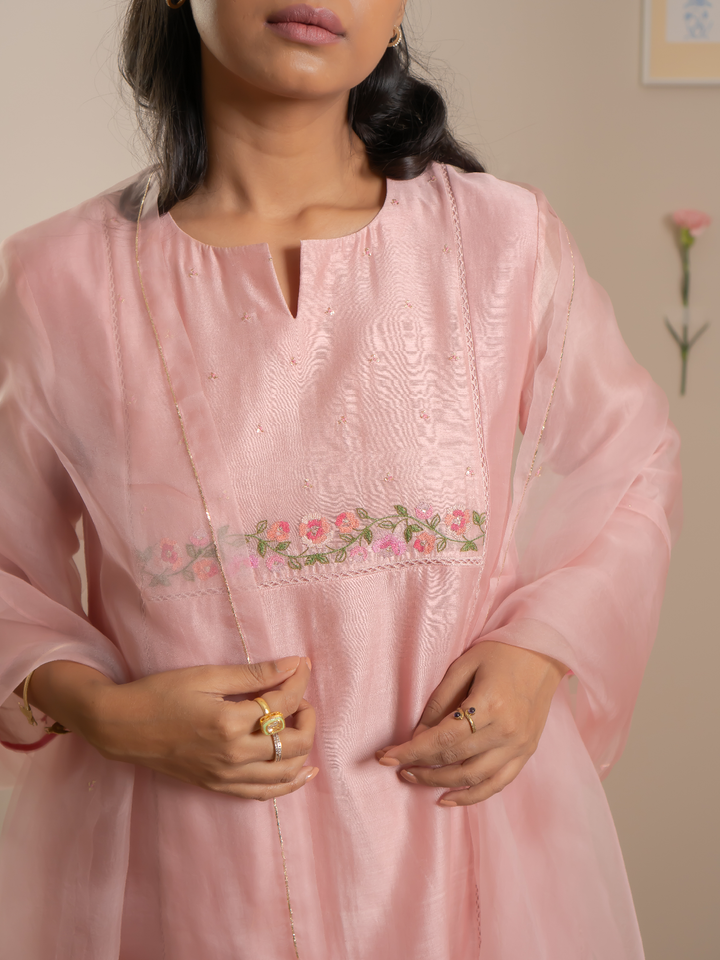 Tea Rose Kurta Set