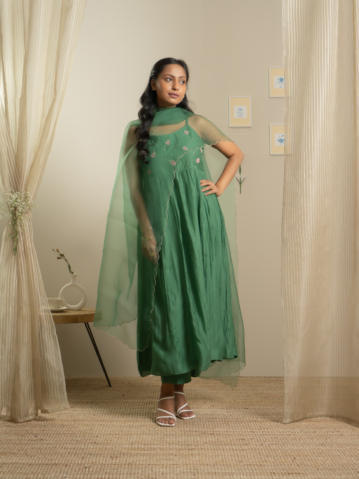 Moss Rose kurta Set