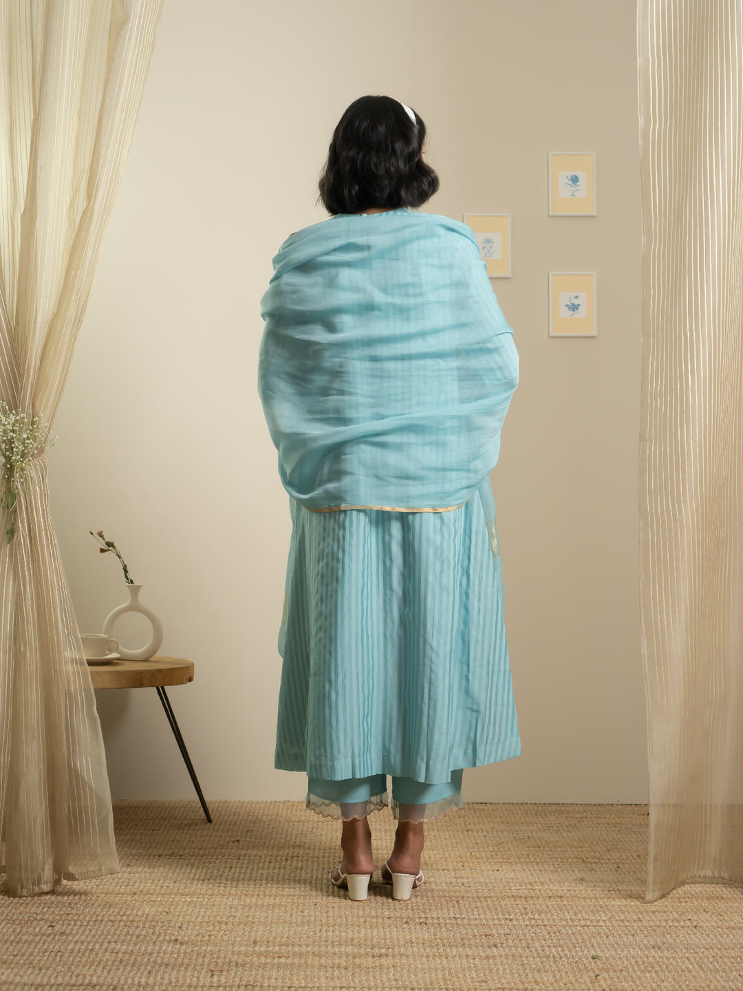 Shrub Rose Kurta Set