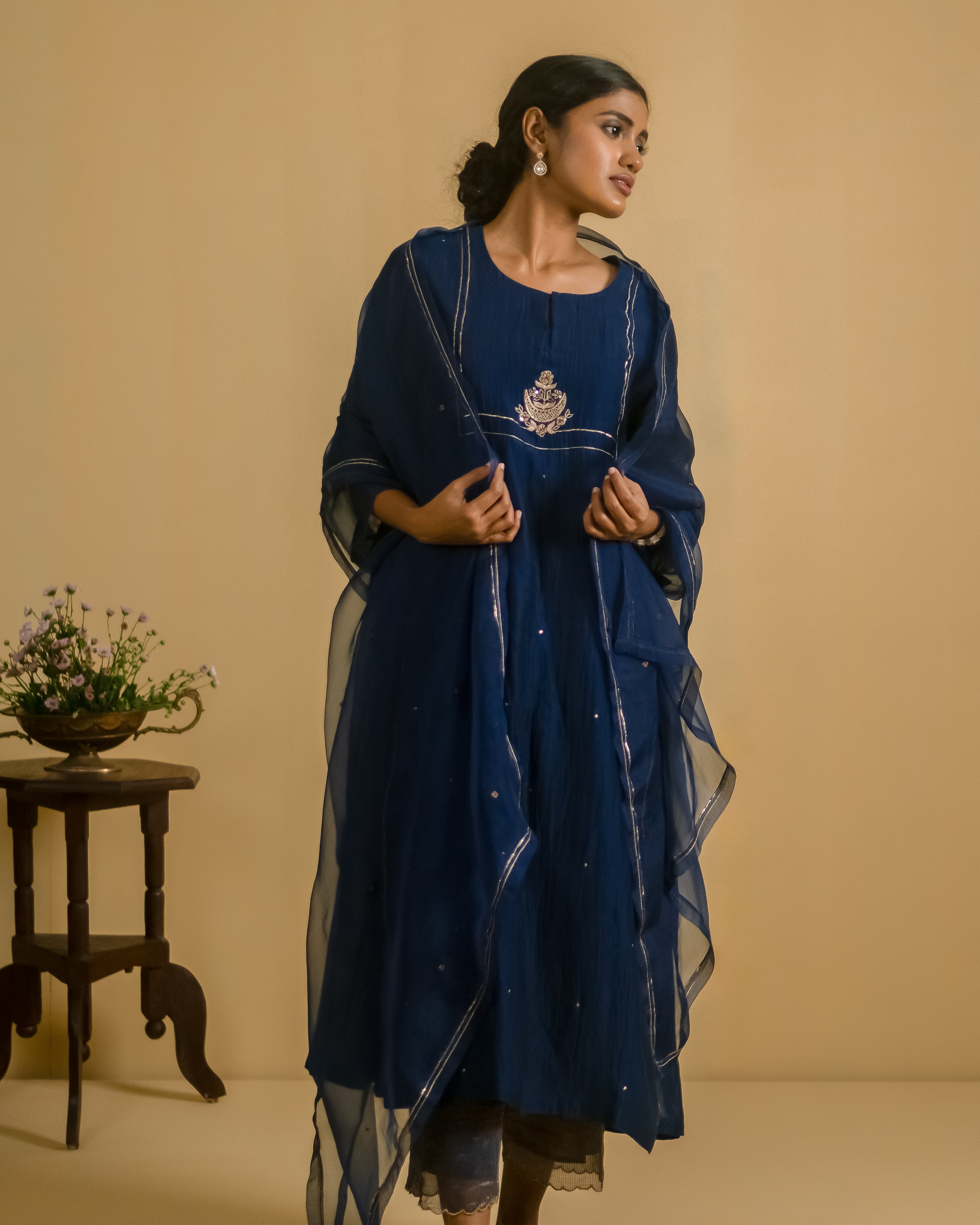Keshar Kurta set – Silpaa.in